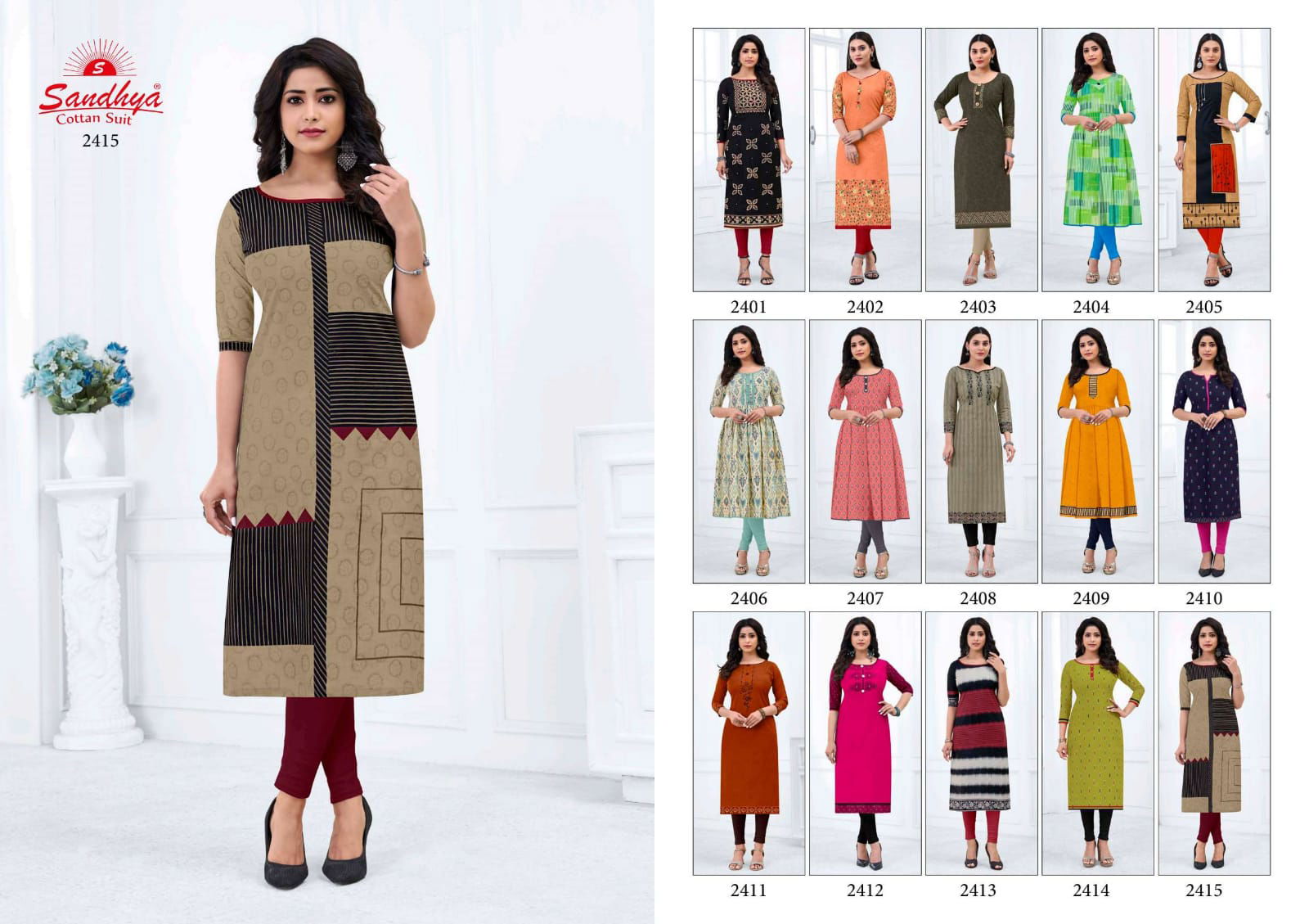 Sandhya Kalakruti 24 Fancy Ethnic Wear Printed Designer Kurti Collection